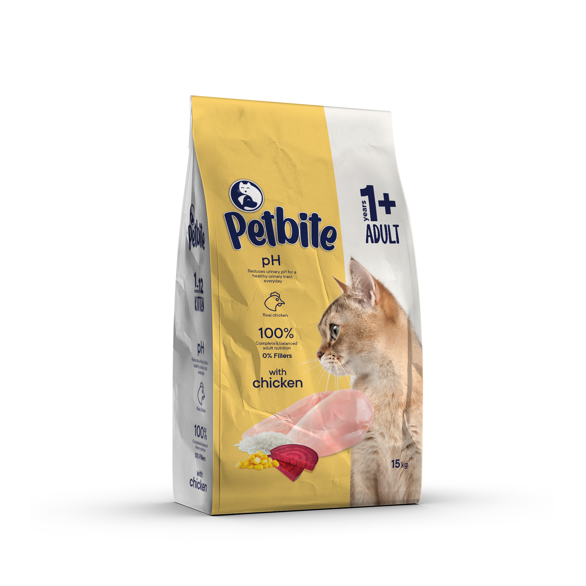 ADULT CATS WITH CHICKEN