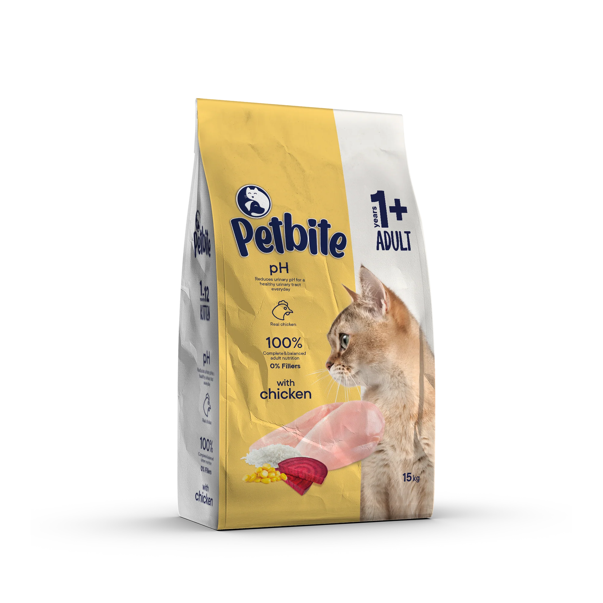 ADULT CATS WITH CHICKEN