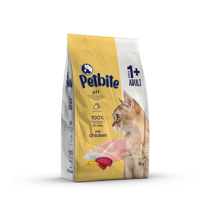 ADULT CATS WITH CHICKEN